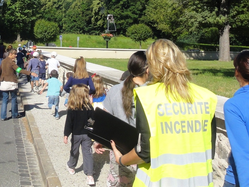 Exercice d'évacuation